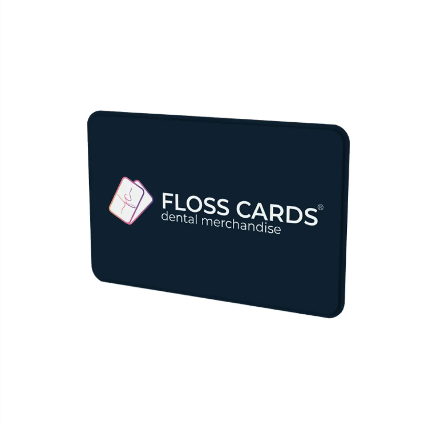 Vorderseite einer bedruckten Floss Card