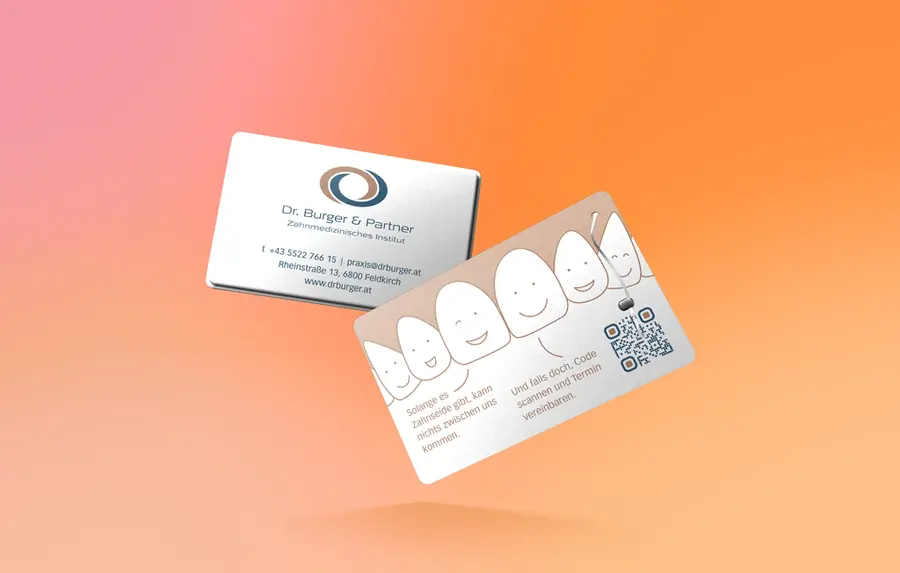 Floss Cards Beispiel — Dr. Burger · Feldkirch