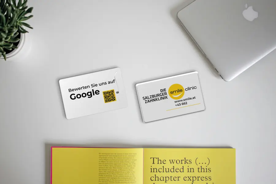 Floss Cards Beispiel — Salzburger Zahnklinik